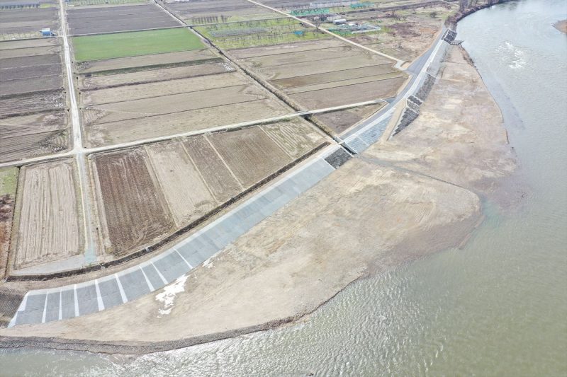 最上川上流平塩地区外河道整正等工事