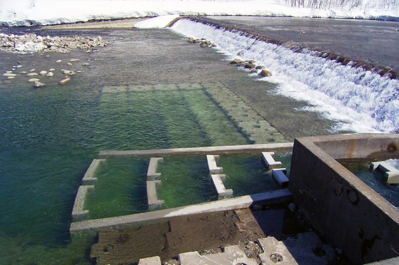 上島床止魚道補修工事