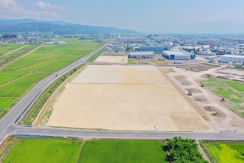 寒河江市中央工業団地造成工事