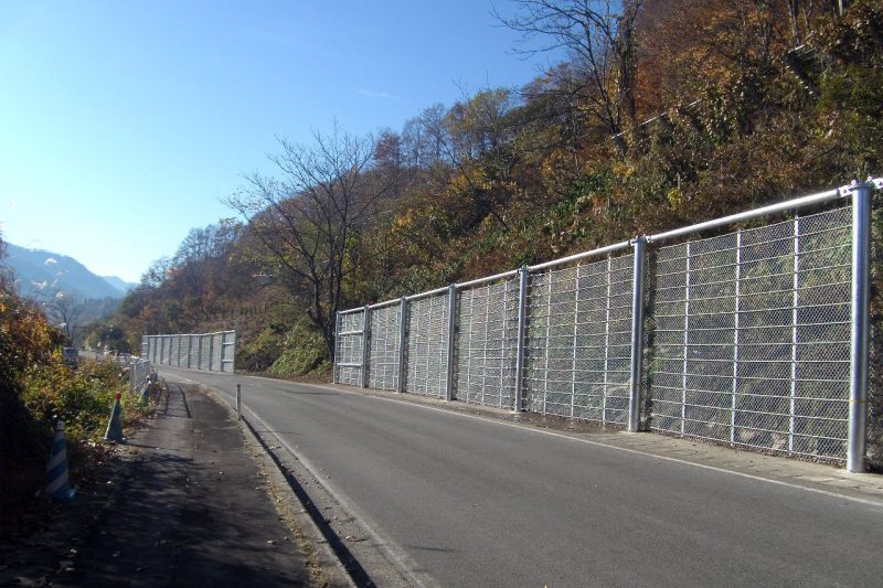 主要地方道大江西川線雪崩予防施設設置工事